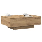 vidaXL Măsuță cafea, stejar artizanal, 90x60x31 cm, lemn prelucrat vidaXL Măsuță cafea, stejar artizanal, 90x60x31 cm, lemn prelucrat