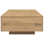 vidaXL Măsuță cafea, stejar artizanal, 90x60x31 cm, lemn prelucrat vidaXL Măsuță cafea, stejar artizanal, 90x60x31 cm, lemn prelucrat