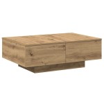 vidaXL Măsuță cafea, stejar artizanal, 90x60x31 cm, lemn prelucrat vidaXL Măsuță cafea, stejar artizanal, 90x60x31 cm, lemn prelucrat