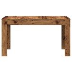 vidaXL Masă de bucătărie, lemn vechi, 140x74,5x76 cm, lemn prelucrat
