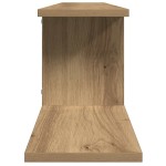 vidaXL Raft TV montat pe perete stejar artizanal 125x18x23 cm lemn vidaXL Raft TV montat pe perete stejar artizanal 125x18x23 cm lemn