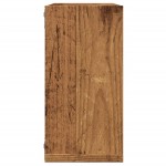 vidaXL Rafturi de perete cub, 2 buc., lemn vechi, 30x15x30 cm lemn
