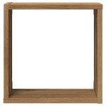vidaXL Rafturi de perete cub 4 buc. stejar artizanal, 30x15x30 cm lemn vidaXL Rafturi de perete cub 4 buc. stejar artizanal, 30x15x30 cm lemn
