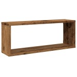 vidaXL Rafturi perete cub 6 buc. lemn vechi 60x15x23cm, lemn prelucrat vidaXL Rafturi perete cub 6 buc. lemn vechi 60x15x23cm, lemn prelucrat