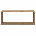 vidaXL Rafturi de perete cub 4 buc. stejar artizanal, 60x15x23 cm lemn vidaXL Rafturi de perete cub 4 buc. stejar artizanal, 60x15x23 cm lemn