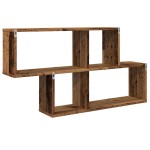 vidaXL Raft de perete, lemn vechi, 100x18x53 cm, lemn prelucrat vidaXL Raft de perete, lemn vechi, 100x18x53 cm, lemn prelucrat