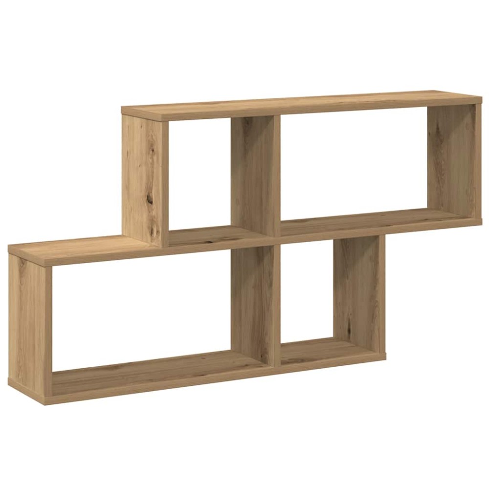 vidaXL Raft de perete, stejar artizanal, 100x18x53 cm, lemn prelucrat