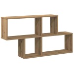 vidaXL Raft de perete, stejar artizanal, 100x18x53 cm, lemn prelucrat vidaXL Raft de perete, stejar artizanal, 100x18x53 cm, lemn prelucrat