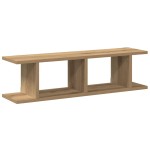 vidaXL Rafturi de perete, 2 buc., stejar artizanal, 75x18x20 cm, lemn vidaXL Rafturi de perete, 2 buc., stejar artizanal, 75x18x20 cm, lemn