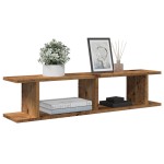vidaXL Rafturi perete, 2 buc., lemn vechi, 90x18x20 cm, lemn prelucrat vidaXL Rafturi perete, 2 buc., lemn vechi, 90x18x20 cm, lemn prelucrat