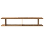 vidaXL Rafturi perete 2 buc., lemn vechi, 105x18x20 cm, lemn prelucrat