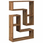 vidaXL Rafturi de perete cub, 2 buc., lemn vechi, 50x15x50 cm lemn vidaXL Rafturi de perete cub, 2 buc., lemn vechi, 50x15x50 cm lemn