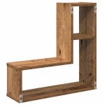 vidaXL Rafturi de perete cub, 2 buc., lemn vechi, 50x15x50 cm lemn vidaXL Rafturi de perete cub, 2 buc., lemn vechi, 50x15x50 cm lemn