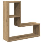 vidaXL Rafturi de perete cub 2 buc. stejar artizanal, 50x15x50 cm lemn vidaXL Rafturi de perete cub 2 buc. stejar artizanal, 50x15x50 cm lemn