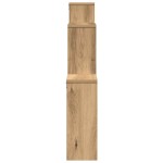 vidaXL Raft de perete, stejar artizanal, 80x15x78,5 cm, lemn prelucrat vidaXL Raft de perete, stejar artizanal, 80x15x78,5 cm, lemn prelucrat