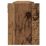vidaXL Rafturi perete 2 buc., lemn vechi, 100x15x20 cm, lemn prelucrat