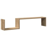 vidaXL Rafturi de perete, 2 buc., stejar artizanal, 100x15x20 cm, lemn vidaXL Rafturi de perete, 2 buc., stejar artizanal, 100x15x20 cm, lemn