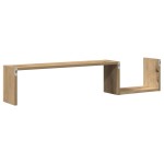 vidaXL Rafturi de perete, 2 buc., stejar artizanal, 100x15x20 cm, lemn vidaXL Rafturi de perete, 2 buc., stejar artizanal, 100x15x20 cm, lemn