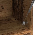 vidaXL Șifonier, lemn vechi, 100x32,5x35 cm, PAL vidaXL Șifonier, lemn vechi, 100x32,5x35 cm, PAL
