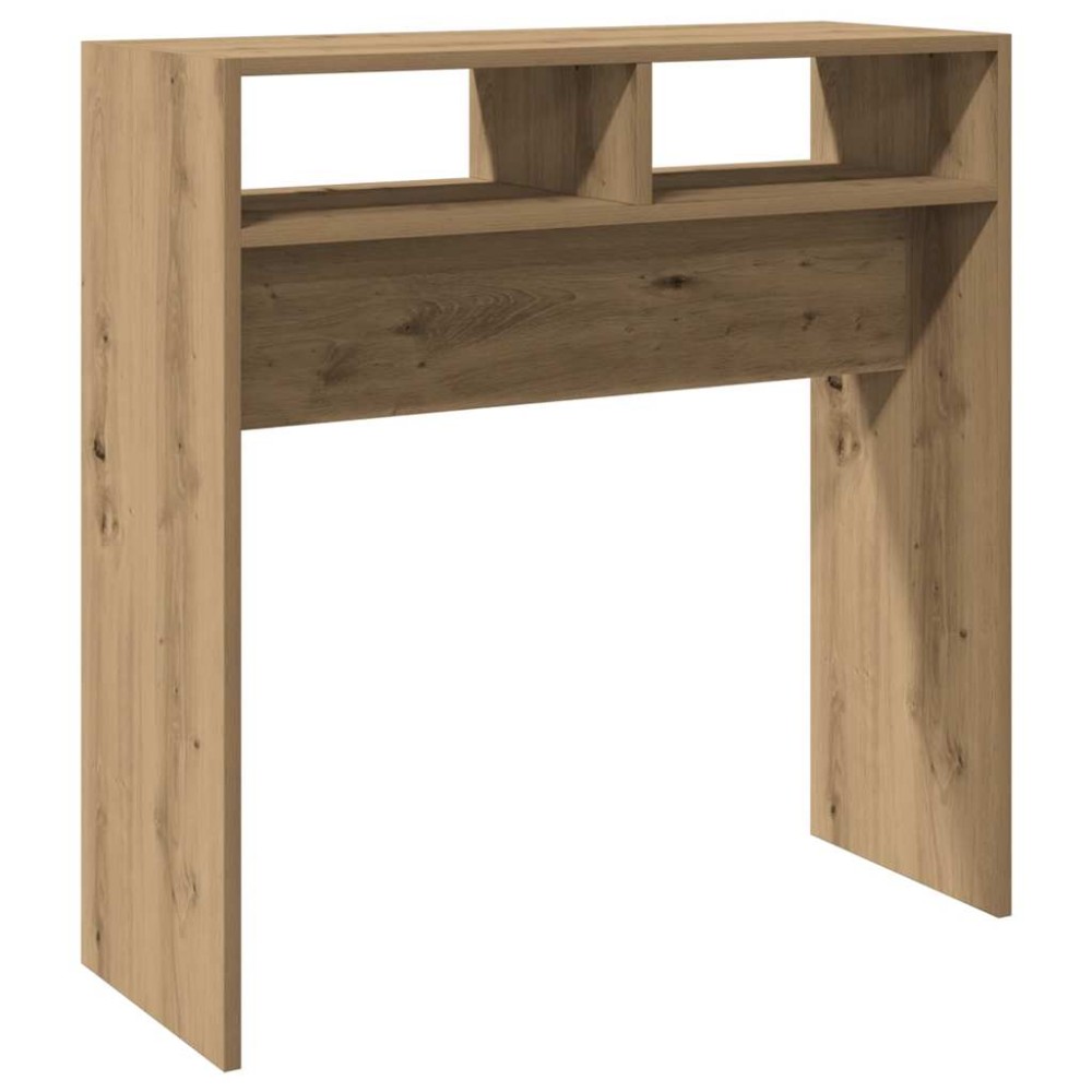 vidaXL Măsuță consolă, stejar artizanal, 78x30x80 cm, lemn prelucrat