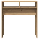 vidaXL Măsuță consolă, stejar artizanal, 78x30x80 cm, lemn prelucrat vidaXL Măsuță consolă, stejar artizanal, 78x30x80 cm, lemn prelucrat