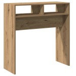 vidaXL Măsuță consolă, stejar artizanal, 78x30x80 cm, lemn prelucrat vidaXL Măsuță consolă, stejar artizanal, 78x30x80 cm, lemn prelucrat