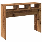 vidaXL Masă consolă, lemn vechi, 105x30x80 cm, PAL