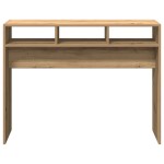 vidaXL Măsuță consolă, stejar artizanal, 105x30x80 cm, lemn prelucrat vidaXL Măsuță consolă, stejar artizanal, 105x30x80 cm, lemn prelucrat