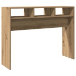 vidaXL Măsuță consolă, stejar artizanal, 105x30x80 cm, lemn prelucrat vidaXL Măsuță consolă, stejar artizanal, 105x30x80 cm, lemn prelucrat