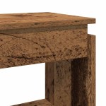vidaXL Masă consolă, lemn vechi,80x30x80 cm, PAL
