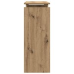 vidaXL Măsuță consolă, stejar artizanal, 80x30x80 cm, lemn prelucrat vidaXL Măsuță consolă, stejar artizanal, 80x30x80 cm, lemn prelucrat
