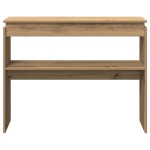 vidaXL Măsuță consolă, stejar artizanal,102x30x80 cm, lemn prelucrat vidaXL Măsuță consolă, stejar artizanal,102x30x80 cm, lemn prelucrat