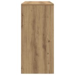 vidaXL Birou, stejar artizanal, 102,5x35x75 cm, lemn prelucrat