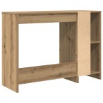vidaXL Birou, stejar artizanal, 102,5x35x75 cm, lemn prelucrat