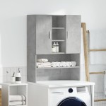 vidaXL Dulap mașină de spălat, gri beton, 70,5x25,5x90 cm vidaXL Dulap mașină de spălat, gri beton, 70,5x25,5x90 cm