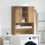 vidaXL Dulap mașină de spălat, stejar artizanal, 70,5x25,5x90 cm