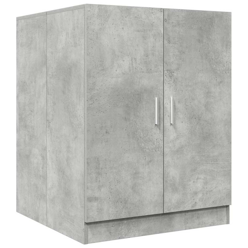vidaXL Dulap mașină de spălat, gri beton, 70,5x71,5x91,5 cm