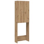 vidaXL Dulap mașina de spălat, stejar artizanal, 64x25,5x190 cm