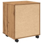 vidaXL Dulap cu roți, stejar artizanal, 45x38x54 cm, lemn prelucrat vidaXL Dulap cu roți, stejar artizanal, 45x38x54 cm, lemn prelucrat