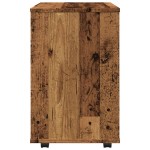 vidaXL Dulap cu roți, lemn vechi, 46x36x59 cm, lemn prelucrat