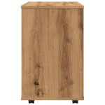 vidaXL Dulap cu roți, stejar artizanal, 46x36x59 cm, lemn prelucrat vidaXL Dulap cu roți, stejar artizanal, 46x36x59 cm, lemn prelucrat