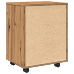 vidaXL Dulap cu roți, stejar artizanal, 46x36x59 cm, lemn prelucrat vidaXL Dulap cu roți, stejar artizanal, 46x36x59 cm, lemn prelucrat