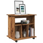 vidaXL Dulap cu roți, lemn vechi, 60x45x60 cm, lemn prelucrat vidaXL Dulap cu roți, lemn vechi, 60x45x60 cm, lemn prelucrat