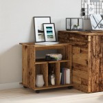vidaXL Dulap cu roți, lemn vechi, 60x45x60 cm, lemn prelucrat vidaXL Dulap cu roți, lemn vechi, 60x45x60 cm, lemn prelucrat
