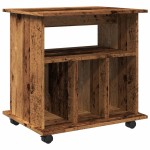 vidaXL Dulap cu roți, lemn vechi, 60x45x60 cm, lemn prelucrat vidaXL Dulap cu roți, lemn vechi, 60x45x60 cm, lemn prelucrat