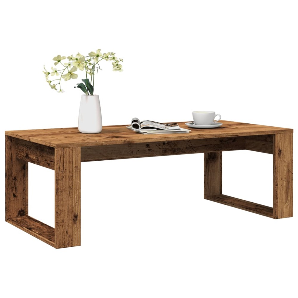 vidaXL Măsuță de cafea, lemn vechi, 102x50x35 cm, lemn prelucrat