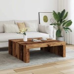 vidaXL Măsuță de cafea, lemn vechi, 100x100x35 cm, lemn prelucrat vidaXL Măsuță de cafea, lemn vechi, 100x100x35 cm, lemn prelucrat