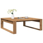 vidaXL Măsuță cafea, stejar artizanal, 100x100x35 cm, lemn prelucrat vidaXL Măsuță cafea, stejar artizanal, 100x100x35 cm, lemn prelucrat