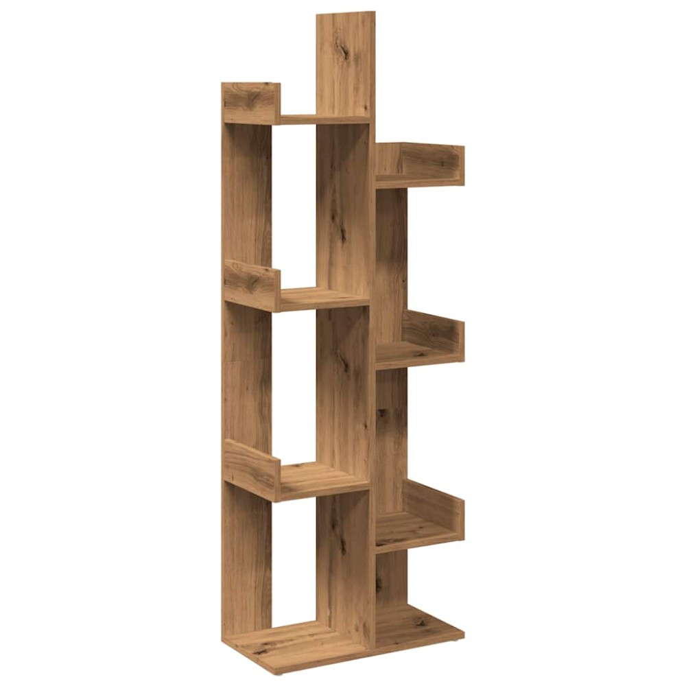 vidaXL Bibliotecă, stejar artizanal, 48x25,5x140 cm, lemn prelucrat