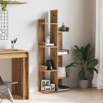 vidaXL Bibliotecă, stejar artizanal, 48x25,5x140 cm, lemn prelucrat vidaXL Bibliotecă, stejar artizanal, 48x25,5x140 cm, lemn prelucrat